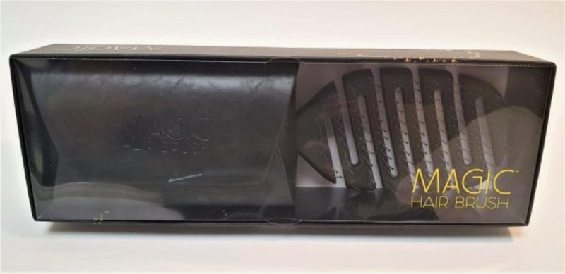 Magic Hair Brush Black in packaging